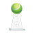 Custom Medium Clear Edenwood Tennis Award - Etched