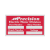 Satin Aluminum Nameplate Decal - Promotional Custom Imprinted With Logo