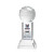 Custom Basketball Full Color Award on Stowe Clear Base Small