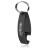 Custom Aluminum Bottle Opener Keychains - Black