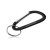 Custom Metal Carabiner Keychains - Black