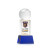 Custom Basketball Full Color Award on Belcroft Blue Base Small