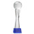 Custom Basketball Award on Grafton Blue Base Large