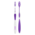 Custom Rubber Grip Toothbrush - Purple 
