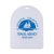 Custom Oval Top Golf Bag Tag - Screen Print - Side 1