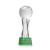 Custom Small Basketball Award on Green Grafton Base