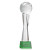 Custom  Large Basketball Award on Green Grafton Base