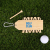 Custom Birdie Bamboo Golf Tee Set - Front View 