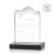 Custom Small Black Kilimanjaro Award with Standard Base - Etched