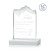 Custom Small Kilimanjaro Award White with Standard Base - Etched