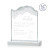 Custom Medium Kilimanjaro Award White with Standard Base - Etched
