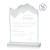 Custom Large Kilimanjaro Award White with Standard Base - Etched