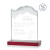 Custom Medium Kilimanjaro Award Red with Standard Base - Etched - Red