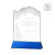 Custom Medium Kilimanjaro Award on Blue Newhaven Base - Etched - Blue