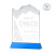 Custom Kilimanjaro Award on Sky Blue Newhaven Base Large - Etched - Sky Blue