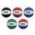 Custom 5" Mini Two-Tone Rubber Basketball - All Colors 