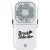 Custom Power Bank and Folding Neck Fan - White 