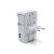 Custom Respite Ultra Slim 25W International Travel Adapter - White USB View