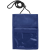 Custom Two Pocket Flap Neck Wallet - Navy 