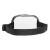Custom Team 365 Stadium Fanny Pack Belt Bag - Black Back View