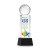 Custom Pickleball Full Color Award on Belcroft Black Base Medium