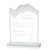 Custom Large Kilimanjaro Award White with Standard Base - Etched