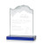 Custom Medium Kilimanjaro Award Blue with Standard Base - Etched