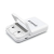 Custom Arcadia, 7700 mAh Wireless Power Bank with TWS Earphones - White Open View 