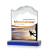 Custom Medium Kilimanjaro Full Color Award with Blue Standard Base