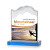 Custom Medium Kilimanjaro Full Color Award with Sky Blue Standard Base
