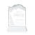 Custom Kilimanjaro Award on White Newhaven Base Medium - Etched