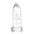 Custom Himalayas Tower Award on Clear Base Medium - Etched