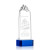 Custom Himalayas Tower Award on Blue Base Medium - Etched