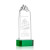 Custom Himalayas Tower Award on Green Base Medium - Etched