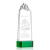 Custom Himalayas Tower Award on Green Base Large - Etched