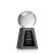 Custom Tennis Ball Award on Tall Marble Base Medium - Engraved