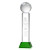 Custom Tennis Ball Award on Stowe Green Base X-Large - Etched
