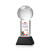 Custom Tennis Ball Full Color Award on Stowe Black Base Small