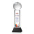Custom Tennis Ball Full Color Award on Stowe Black Base Large