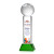 Custom Tennis Ball Full Color Award on Stowe Green Base Large