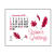 Custom Press-N-Stick Full-Color Header Standard Calendar - first page