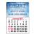 Custom Press-N-Stick Full-Color Header Standard Calendar 