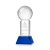 Custom Small Pickleball Award on Stowe Blue Base - Etched