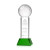 Custom Medium Pickleball Award on Stowe Green Base - Etched