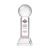 Custom Medium Pickleball Full Color Award on Stowe Clear Base