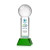 Custom Medium Pickleball Full Color Award on Stowe Green Base