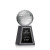 Custom Medium Golf Ball Award on Tall Marble Base - Engraved