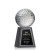 Custom Large Golf Ball Award on Tall Marble Base - Engraved