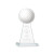 Custom Edenwood Golf Award Black Base Small - Etched