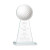 Custom Edenwood Golf Award Black Base Medium - Etched
